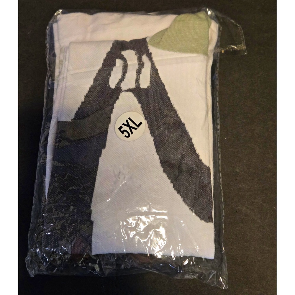 Medical Compression Garment Compression Socks/Hose Size 5XL White & Black